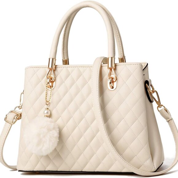 Handbags - Womens Leather Handbags Purses Top-handle Totes Satchel Shoulder Bag for Ladies